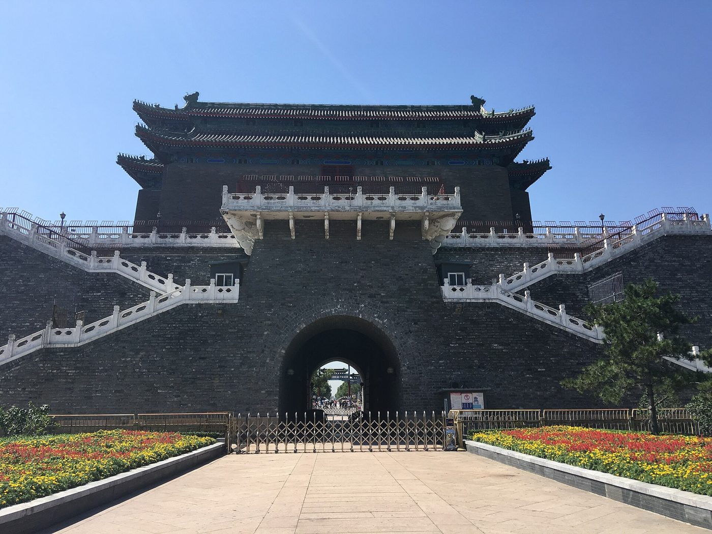 Zhengyang Gate (Qianmen) arrow tower at the southern end of Beijing's Central Axis, recently restored ahead of the 2026 Beijing Culture Forum
