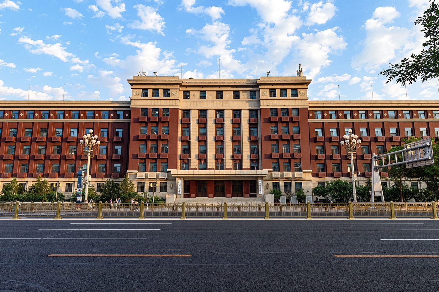 Exterior of the National Immigration Administration building on Beijing's Chang'an Avenue