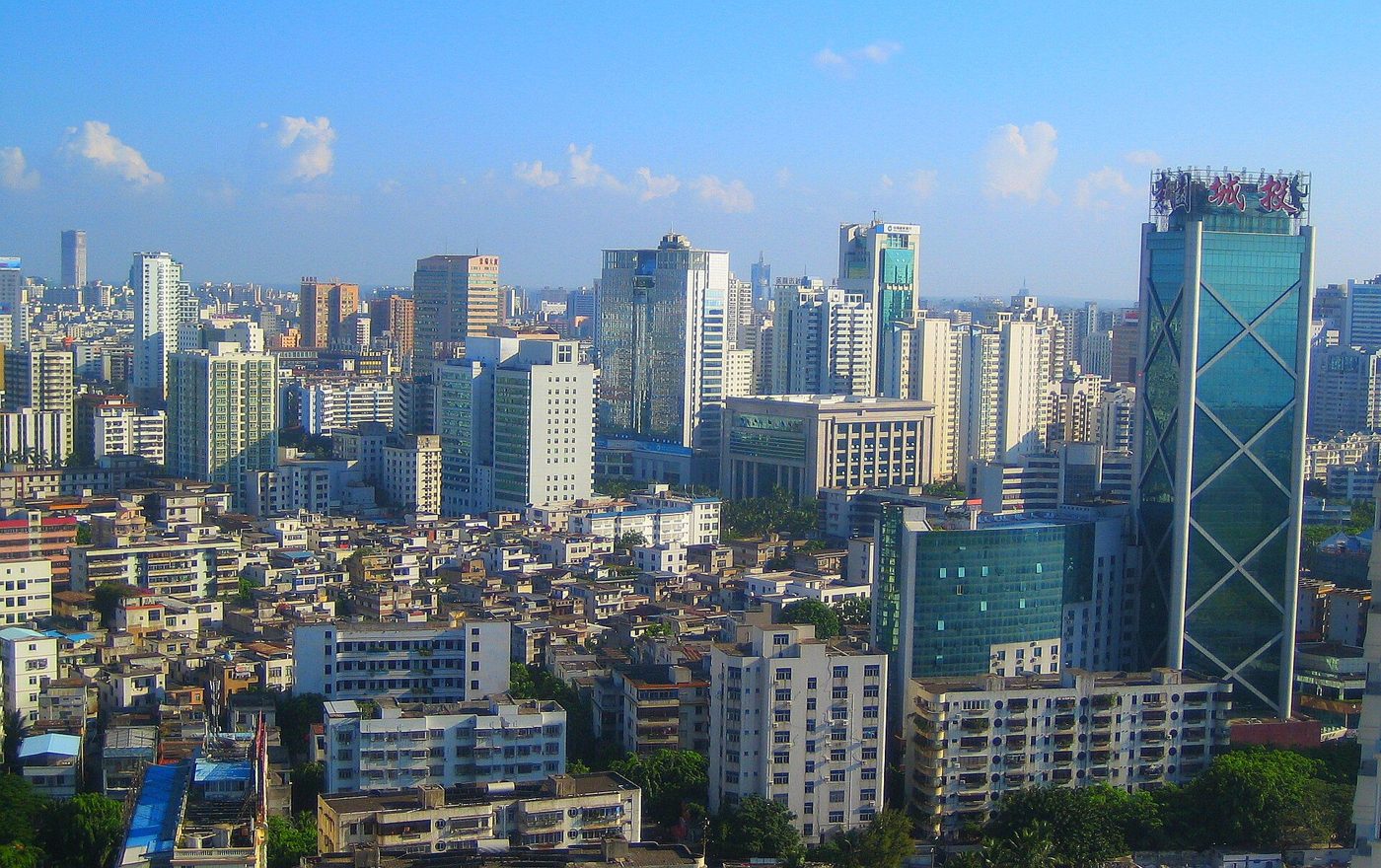 Skyline view of Haikou, the Hainan Province capital that recorded the country's heaviest rainfall on August 19